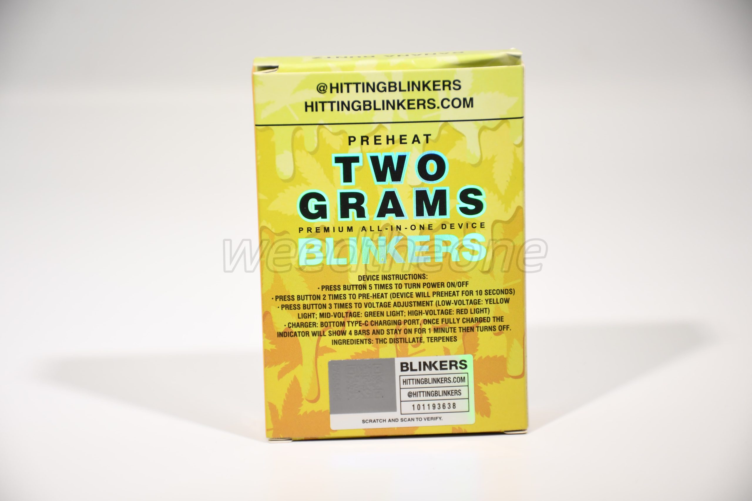 blinkers flip dual chamber disposable (2g) blinkers flip dual chamber disposable (2g)