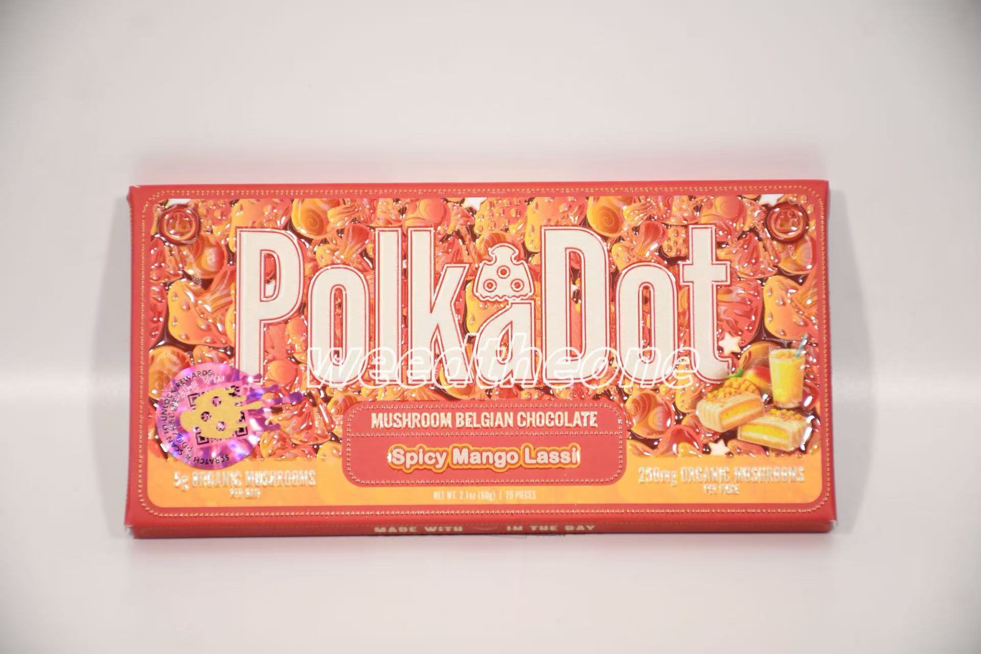 polka dots magic chocolate (5g) – dubai chocolate flavor polka dots magic chocolate (5g) – dubai chocolate flavor